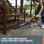WORX 20V Cordless Leaf Blower with Attachments