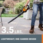 WORX 20V Cordless Leaf Blower with Attachments