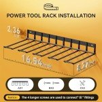 Heavy Duty Wall Mount Power Tool Organizer