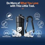 High-Fidelity Silicone Earplugs for Concerts and Events