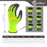 Evridwear Latex Coated Work Gloves for All Tasks