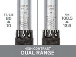 TEKTON 3/8" Drive Torque Wrench (10-80 ft-lb)