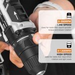 Bielmeier 20V MAX Cordless Drill Set & Accessories