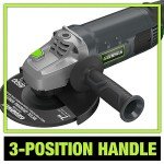 Genesis 15 Amp 7" Angle Grinder with Side Handle
