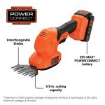 BLACK+DECKER 20V MAX Cordless Shear Shrubber Kit