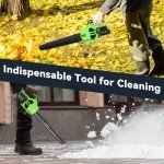 Cordless Leaf Blower with 2 Batteries and Charger