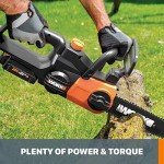 Worx 20V Cordless Chainsaw with Auto-Tension