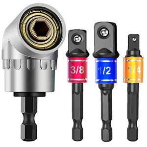 CIGOTU 3-Piece Impact Grade Socket Adapter Set