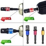 CIGOTU 3-Piece Impact Grade Socket Adapter Set