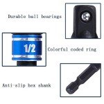 CIGOTU 3-Piece Impact Grade Socket Adapter Set