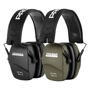 PROHEAR 016 Ear Protection Muffs - 2 Pack, 26dB