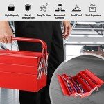 WORKPRO 18-Inch Metal Cantilever Tool Box