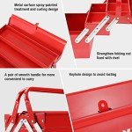 WORKPRO 18-Inch Metal Cantilever Tool Box