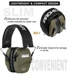 PROHEAR 016 Ear Protection Muffs - 2 Pack, 26dB