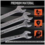 26-Piece Combination Wrench Set with Roll-Up Pouch