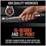 26-Piece Combination Wrench Set with Roll-Up Pouch