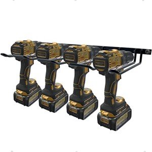 Vikerniel Wall-Mount Drill Holder and Organizer