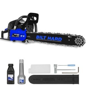 BILT HARD 22" 56cc Gas Chainsaw with Oiler