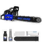 BILT HARD 22" 56cc Gas Chainsaw with Oiler