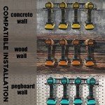 Vikerniel Wall-Mount Drill Holder and Organizer