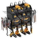 Modular Power Tool Organizer with Charging Station