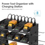 Modular Power Tool Organizer with Charging Station