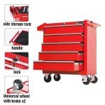 TANKSTORM Heavy Duty 5-Drawer Rolling Tool Cart
