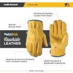 Wells Lamont Men's Water-Resistant Leather Work Gloves