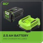 Greenworks 80V Cordless Brushless Leaf Blower with Battery