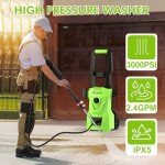 REAPP 3000 PSI Electric Pressure Washer with Foam Cannon