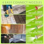 REAPP 3000 PSI Electric Pressure Washer with Foam Cannon
