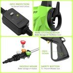 REAPP 3000 PSI Electric Pressure Washer with Foam Cannon