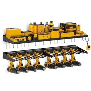 Power Tool Organizer with Charging Station & Rack