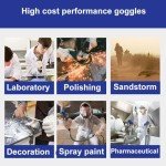 Anti-Fog Safety Goggles with Clear Adjustable Lens