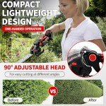 FULLYEA Cordless Electric Hedge Trimmer with Batteries