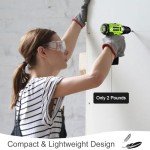 GardenJoy 12V Cordless Power Drill Set with Accessories