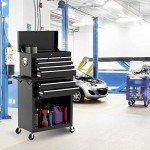 DUSACOM 8-Drawer Rolling Tool Chest with Lock