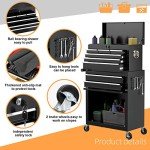 DUSACOM 8-Drawer Rolling Tool Chest with Lock