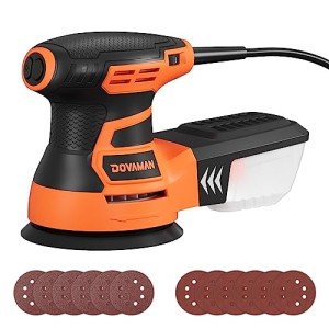 DOVAMAN 3A Variable Speed Orbital Sander with Sandpapers