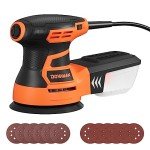 DOVAMAN 3A Variable Speed Orbital Sander with Sandpapers