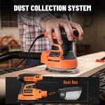 DOVAMAN 3A Variable Speed Orbital Sander with Sandpapers