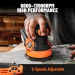 DOVAMAN 3A Variable Speed Orbital Sander with Sandpapers