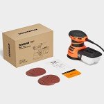DOVAMAN 3A Variable Speed Orbital Sander with Sandpapers