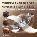 Moongiantgo Electric 500g Spice Grain Grinder