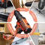 20V Cordless Drill Set with 42pcs Bits