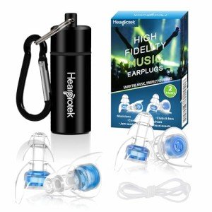 Hearprotek Reusable High Fidelity Concert Ear Plugs