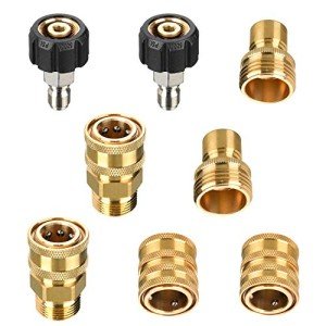 Pressure Washer Adapter Set: M22 to 3/8" Quick Connect