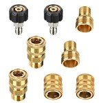 Pressure Washer Adapter Set: M22 to 3/8" Quick Connect