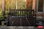 Keter Solana 70 Gallon Outdoor Storage Bench