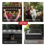 Keter Solana 70 Gallon Outdoor Storage Bench